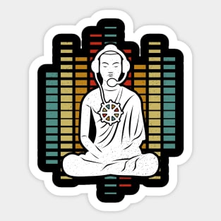 Buddha Zen Dharma Music Sticker